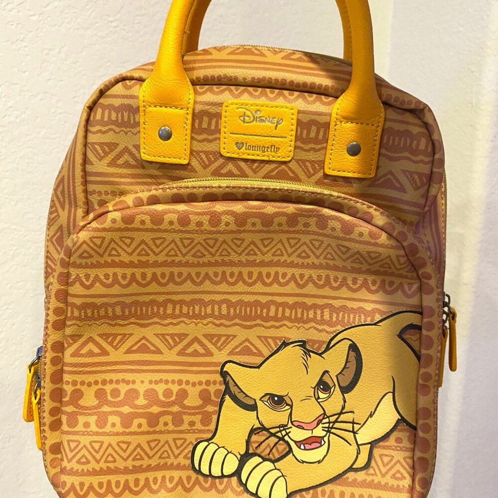 Loungefly Simba Disney Lion King - Mini Backpack - Officially Licensed - NWOT